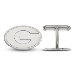 University of Georgia Medium Cuff Links Sterling Silver