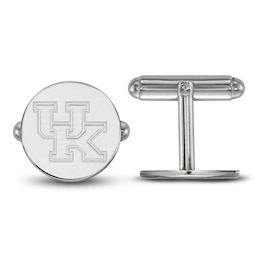 University of Kentucky Medium Cuff Links Sterling Silver