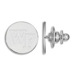 Wake Forest Medium Cuff Links Sterling Silver