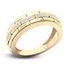 Thumbnail Image 2 of Men's Diamond Ring 1/15 ct tw Round 10K Yellow Gold