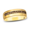 Thumbnail Image 1 of Le Vian Men's Chocolate Diamond Ring 1/4 ct tw Round 14K Honey Gold