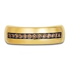 Thumbnail Image 3 of Le Vian Men's Chocolate Diamond Ring 1/4 ct tw Round 14K Honey Gold