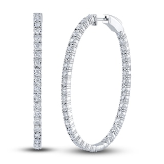 Jared’s Hearts desire 1 Ct diamond hoop earrings current price $4,300  before tax