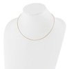 Thumbnail Image 1 of Domed Detachable Omega Necklace 14K Yellow Gold 18" 1mm