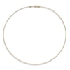 Thumbnail Image 2 of Domed Detachable Omega Necklace 14K Yellow Gold 18" 1mm