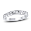 Thumbnail Image 1 of Diamond Contour Wedding Band 1/3 ct tw Round Platinum