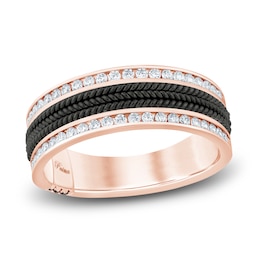 Pnina Tornai Men's Diamond Ring 1/2 ct tw 14K Rose Gold