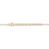 Thumbnail Image 3 of Diamond Flower Necklace 14K Yellow Gold 13&quot;