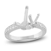 Thumbnail Image 1 of Certified Diamond Engagement Ring Setting 1/4 ct tw 14K White Gold