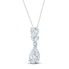 Thumbnail Image 2 of Pnina Tornai Pear-Shaped, Round & Marquise-Cut Lab-Created Diamond Necklace 4 ct tw 14K White Gold 18&quot;