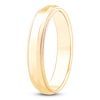 Thumbnail Image 2 of Men's Polished Milgrain Wedding Band 14K Yellow Gold 4.3mm