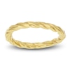 Thumbnail Image 1 of Italia D'Oro Stacking Twist Ring 14K Yellow Gold