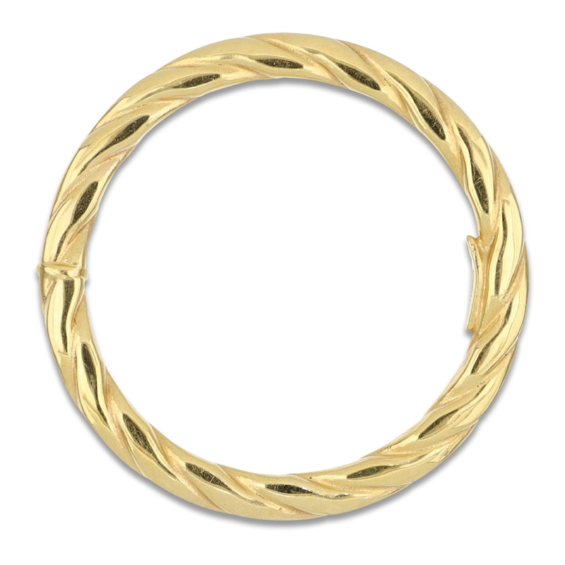 Main Image 2 of Italia D'Oro Stacking Twist Ring 14K Yellow Gold