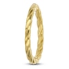 Thumbnail Image 3 of Italia D'Oro Stacking Twist Ring 14K Yellow Gold