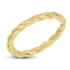 Thumbnail Image 4 of Italia D'Oro Stacking Twist Ring 14K Yellow Gold