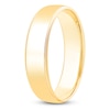 Thumbnail Image 2 of Men's Polished Milgrain Wedding Band 14K Yellow Gold 6mm