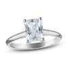 Thumbnail Image 1 of Radiant-Cut Lab-Created Diamond Solitaire Plus Engagement Ring 2 ct tw Platinum (VS2/F)