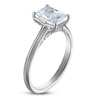 Thumbnail Image 2 of Radiant-Cut Lab-Created Diamond Solitaire Plus Engagement Ring 2 ct tw Platinum (VS2/F)