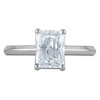 Thumbnail Image 3 of Radiant-Cut Lab-Created Diamond Solitaire Plus Engagement Ring 2 ct tw Platinum (VS2/F)