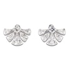 Thumbnail Image 1 of Jared Atelier Pear-Shaped, Princess, Marquise & Round-Cut Art Deco-Inspired Fan Earrings 4-3/8 ct tw 18K White Gold