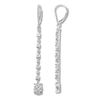 Thumbnail Image 1 of Diamond Dangle Earrings 1 carat tw Round 14K White Gold