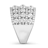 Thumbnail Image 3 of Diamond Anniversary Ring 3 carats tw Round 14K White Gold