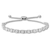 Thumbnail Image 1 of Diamond Bolo Bracelet 5 carats tw Round 14K White Gold