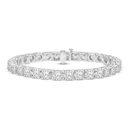 Diamond Tennis Bracelet 15 ct tw Round 14K White Gold