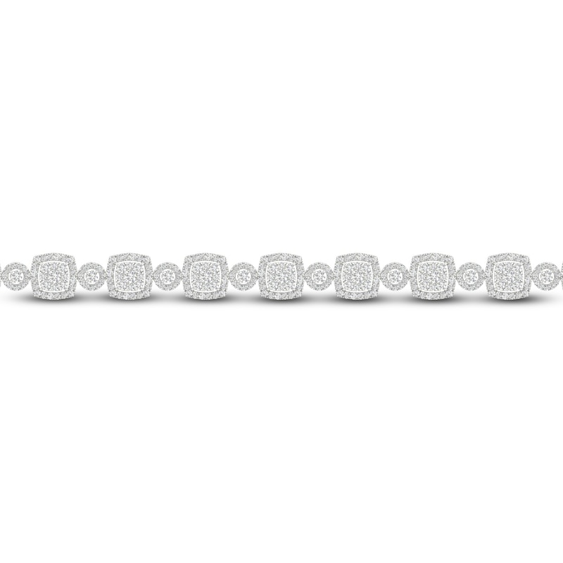 Main Image 2 of Diamond Bracelet 4 ct tw Round 10K White Gold