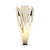 Thumbnail Image 3 of Certified Diamond Ring 5/8 ct tw Round 14K Yellow Gold