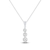 Thumbnail Image 1 of Diamond Pendant Necklace 1-1/2 ct tw 14K White Gold