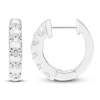 Thumbnail Image 1 of Diamond Hoop Earrings 2 ct tw 14K White Gold