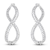 Thumbnail Image 1 of Diamond Earrings 1-1/4 ct tw 14K White Gold