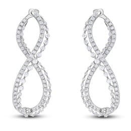 Diamond Earrings 1-1/4 ct tw 14K White Gold