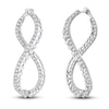 Thumbnail Image 2 of Diamond Earrings 1-1/4 ct tw 14K White Gold