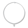 Thumbnail Image 1 of Diamond Necklace 7 ct tw Round 14K White Gold 18&quot;