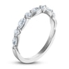 Thumbnail Image 1 of Diamond Anniversary Band 1/2 ct tw Marquise/Round 14K White Gold