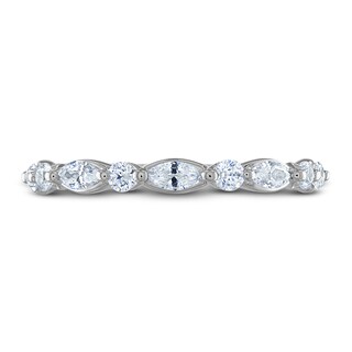 Diamond Anniversary Band 1/2 ct tw Marquise/Round 14K White Gold | Jared