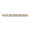 Thumbnail Image 3 of Diamond Anniversary Band 1/8 ct tw Baguette/Round 14K Yellow Gold