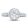 Thumbnail Image 3 of Pnina Tornai Lab-Created Diamond Engagement Ring 2-7/8 ct tw Round 14K White Gold