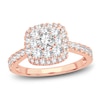 Thumbnail Image 1 of Diamond Engagement Ring 1-1/2 ct tw Round 14K Rose Gold