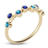 Thumbnail Image 1 of Juliette Maison Natural Blue Sapphire & Natural Blue Zircon Ring 10K Yellow Gold