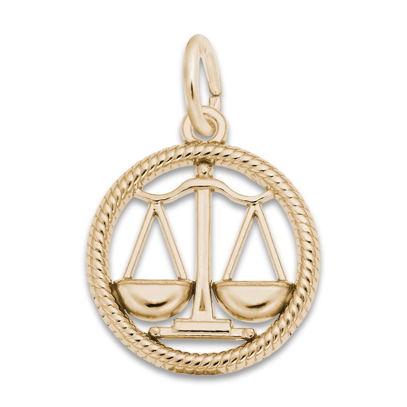 Zodiac Libra the Scales Charm