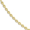 Thumbnail Image 2 of Hollow Puffy Mariner Link Necklace 14K Yellow Gold 4.5mm