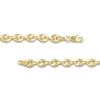 Thumbnail Image 3 of Hollow Puffy Mariner Link Necklace 14K Yellow Gold 4.5mm