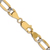 Thumbnail Image 3 of Semi-Solid Figaro Chain Necklace 14K Yellow Gold 22&quot; 5.25mm