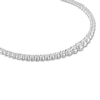 Thumbnail Image 2 of Diamond Tennis Necklace 9 ct tw Round 14K White Gold 16&quot;