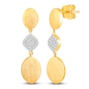 Thumbnail Image 1 of Diamond Drop Earrings 1/6 ct tw Round 14K Yellow Gold