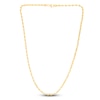 Thumbnail Image 1 of Men's Solid Diamond-Cut Rope Chain Necklace 14K Yellow Gold 20" 3.5mm