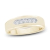 Thumbnail Image 1 of Men's Diamond Wedding Band 1/4 ct tw Round 14K Yellow Gold